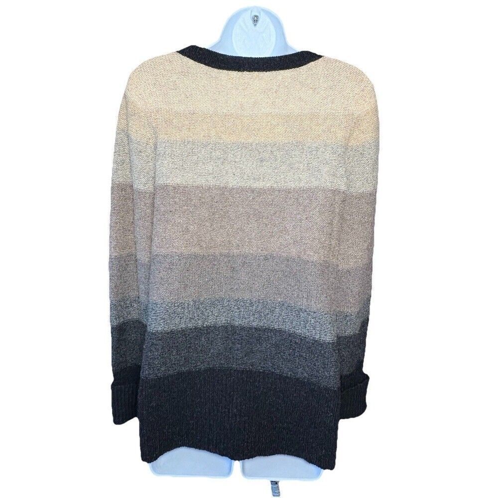 Free People Women’s Wool Gradient Sweater Scoop Neck Size Medium - Picture 2 of 5
